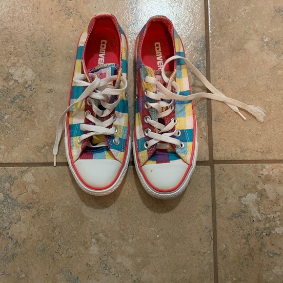 Gorgeous multi colour Converse, preowned - Picture 6 of 10